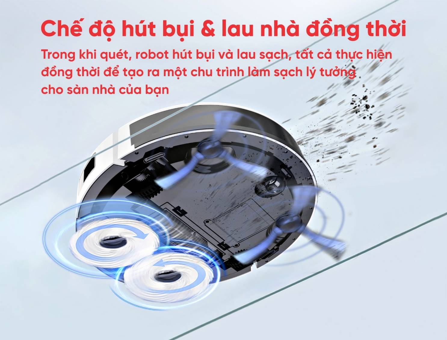 Robot hút bụi Hubert HBS-79 /Chi tiết sản phẩm 2